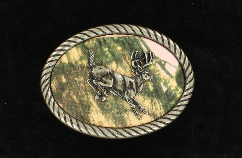 NOCONA YOUTH JUMPING BUCK BUCKLE