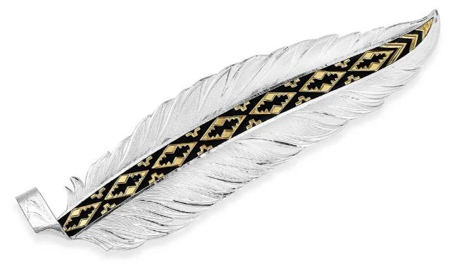 MONTANA SILVERSMITHS TRUST AND HONOR HAT FEATHER