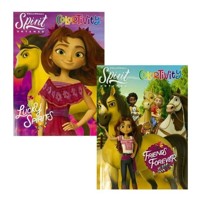 COLORTIVITY SPIRIT UNTAMED COLORING &amp; ACTIVITY BOOK