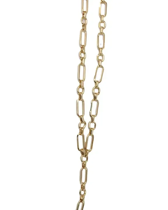 WEST &amp; CO. 17&quot; GOLD CHUNKY CHAIN Y NECKLACE