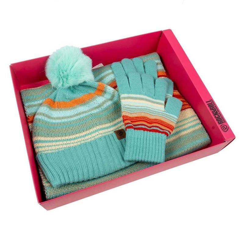 ROCK &amp; ROLL TURQUOISE SCARF GIFT SET