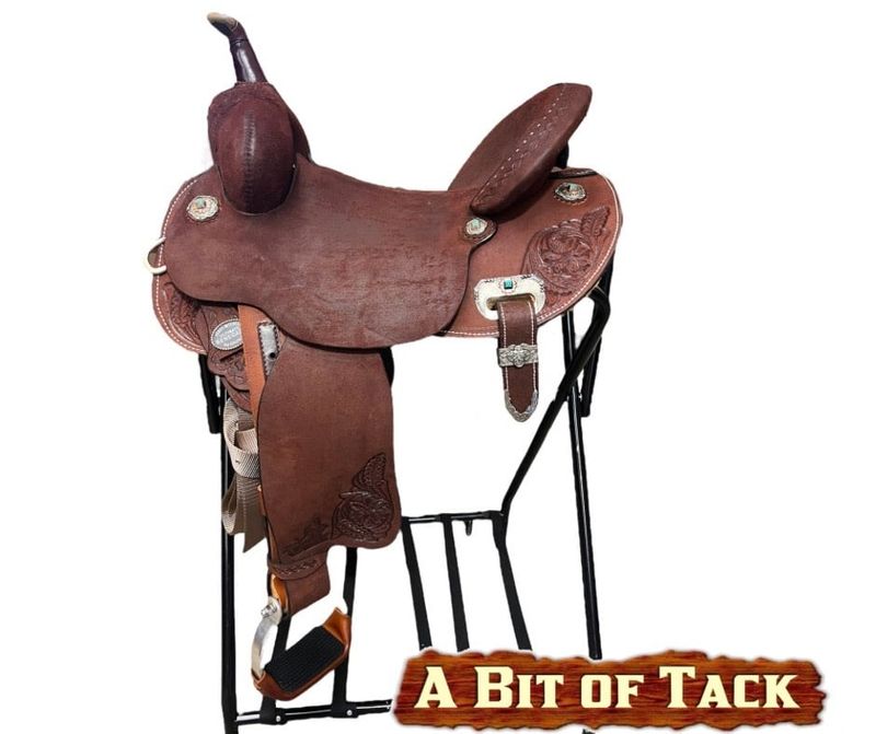 14.5&quot; Circle Y Josey-Mitchell Renegade Barrel Saddle - Wide Fit