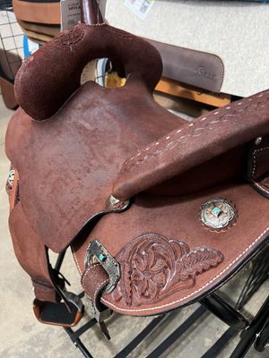 14.5" Circle Y Josey-Mitchell Renegade Barrel Saddle - Wide Fit