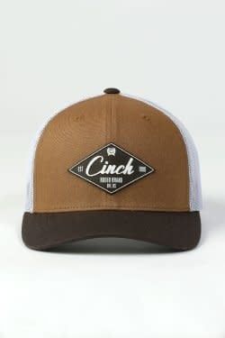 CINCH MEN&#39;S TRUCKER CAP - BROWN (OSFA)