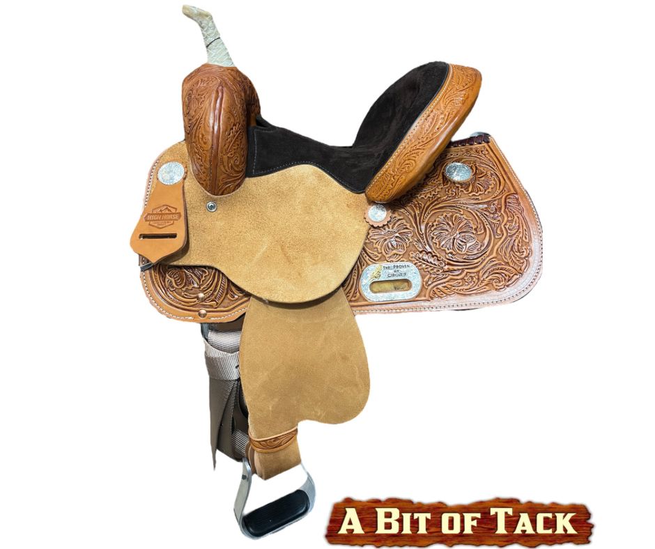 12&quot; Circle Y Proven Barrel Saddle - Wide Fit
