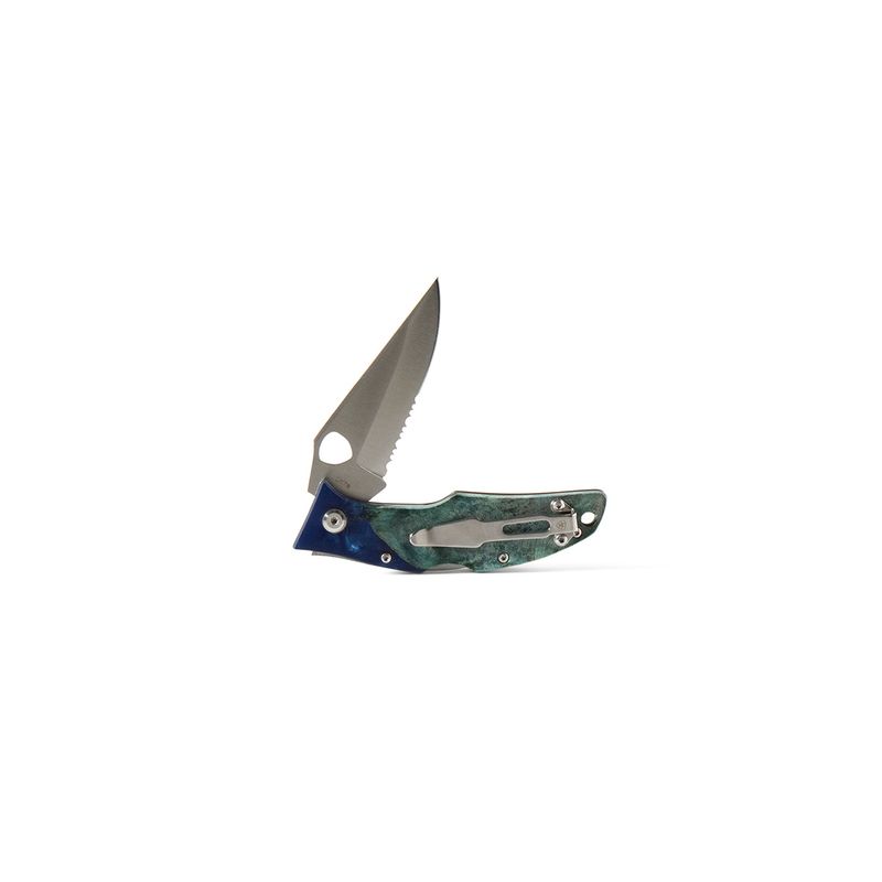 ARIAT 2 1/2" HYBRID BLUE MARBLE KNIFE