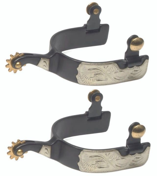 BLACK STEEL SPURS 1&quot; BAND