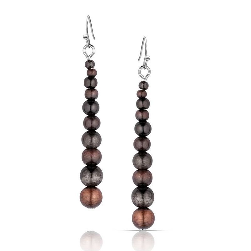 MONTANA SILVERSMITHS BLANK SLATE BEADED EARRINGS