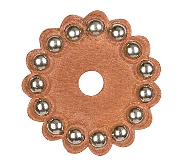 WEAVER REPLACEMENT LEATHER ROSETTES, RUSSET HARNESS