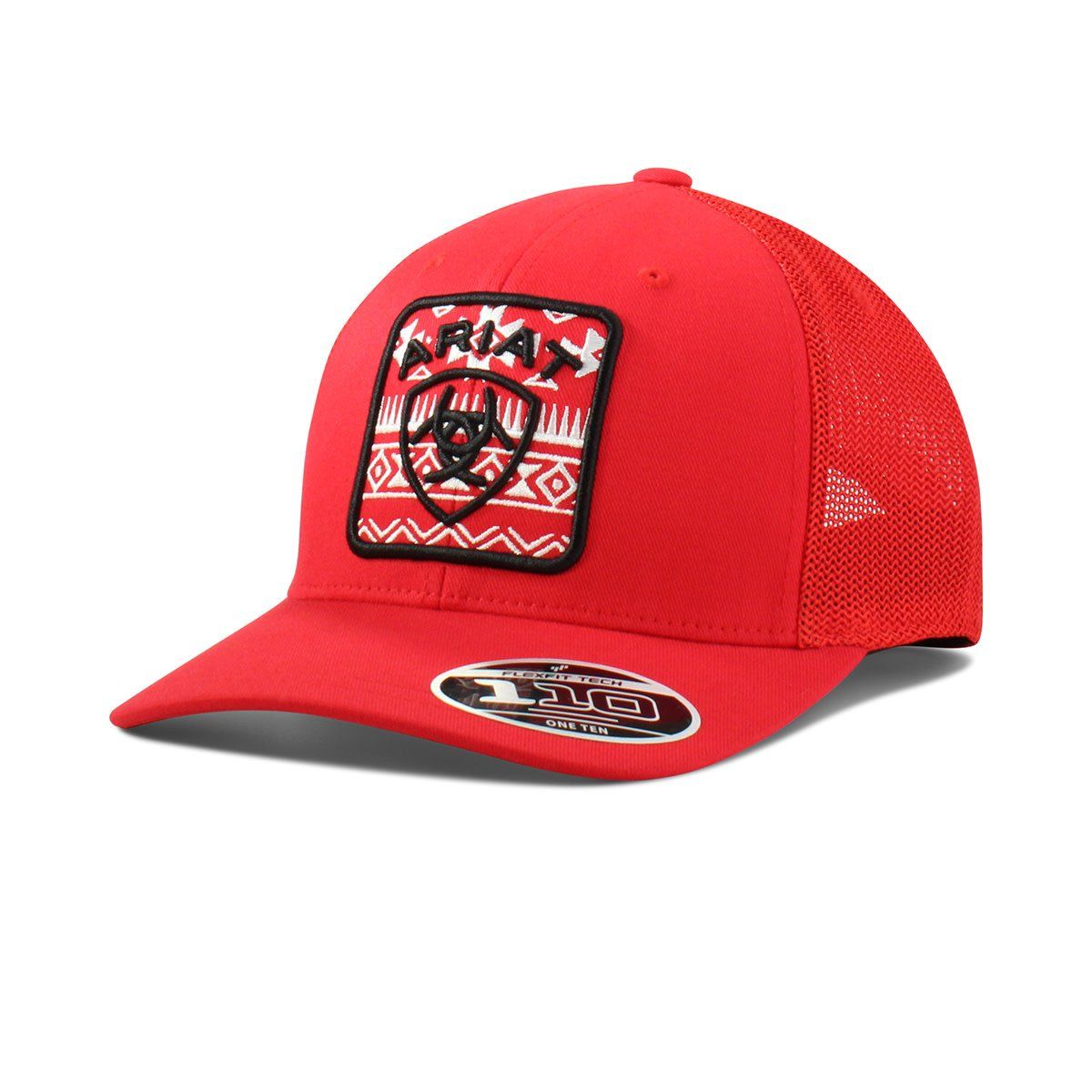 ARIAT FLEXFIT 110 SNAPBACK SOUTHWESTERN RED CAP