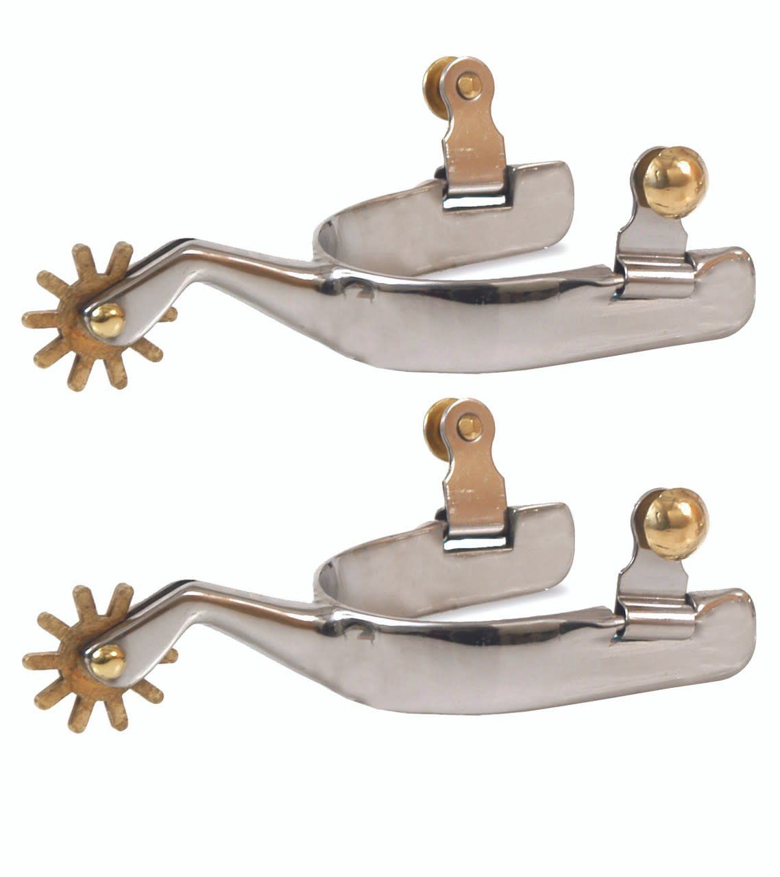 JACKS STAINLESS STEEL SPURS 3/4&quot; BAND