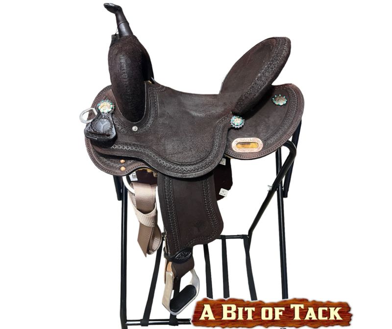 13.5&quot; Circle Y Windsor Barrel Saddle - Wide Fit