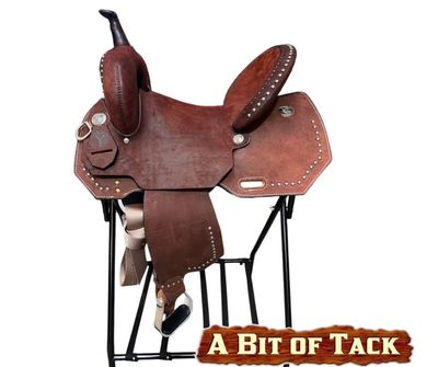 15&quot; Circle Y Redwood Barrel Saddle - Wide Fit