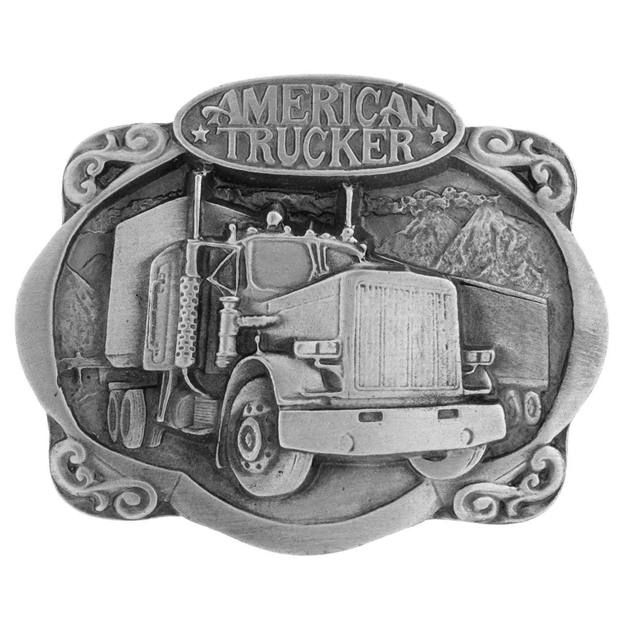AMERICAN TRUCKER BELT BUCKLE