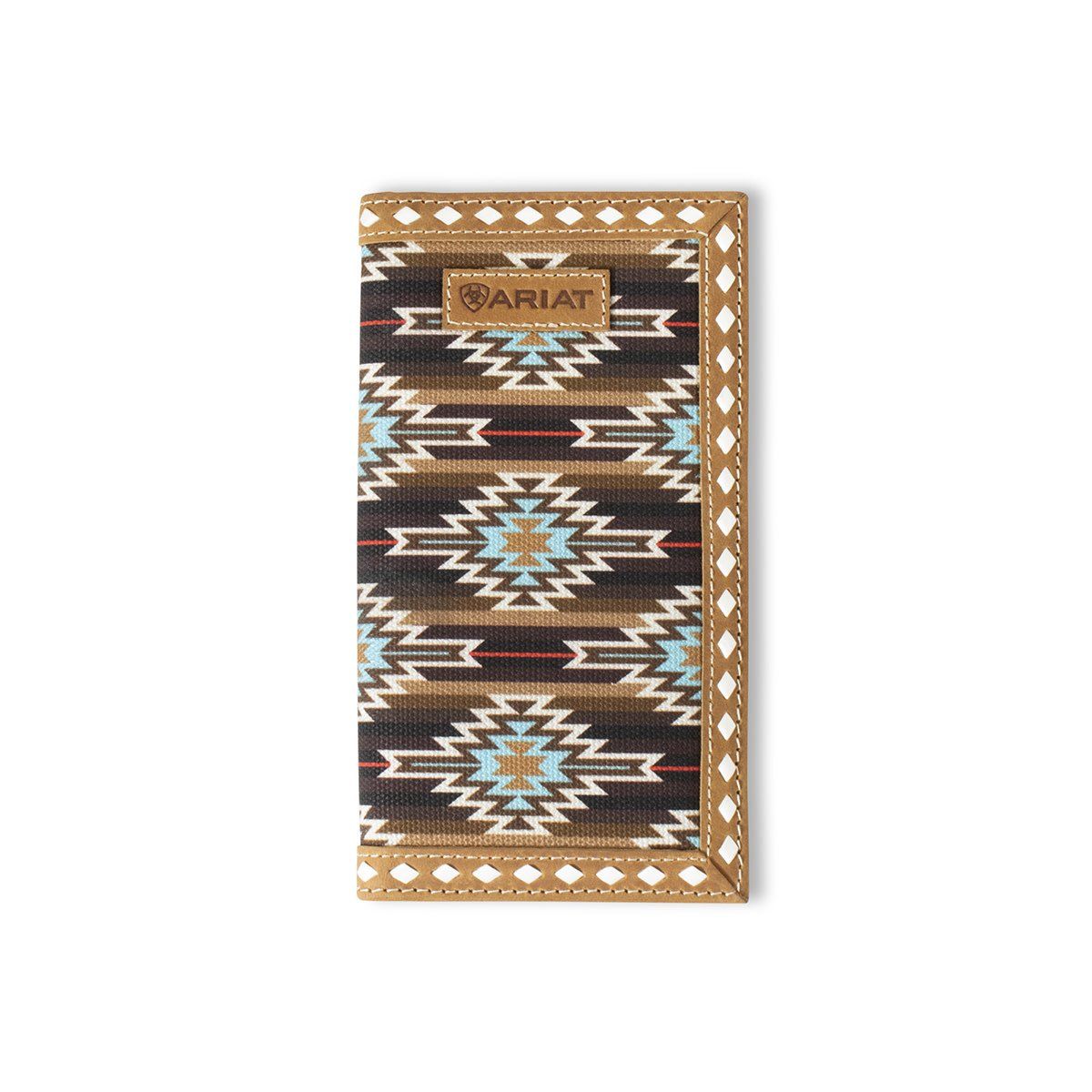 A3559102 ARIAT SOUTHWESTERN DIAMOND LACING RODEO WALLET