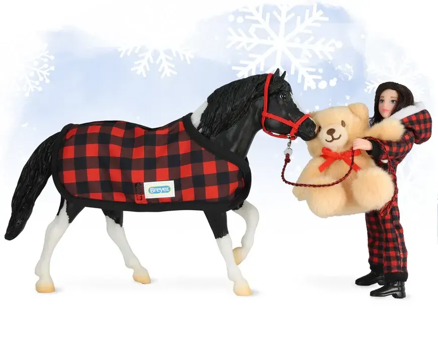 BREYER CINDERS | 2024 HOLIDAY PONY PLAYSET