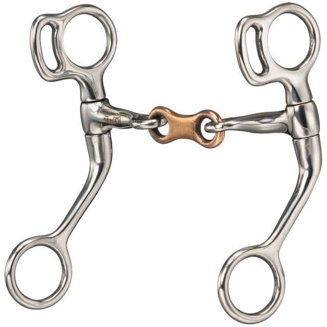 TOUGH 1 FRENCH LINK TOM THUMB BIT- 4&quot;