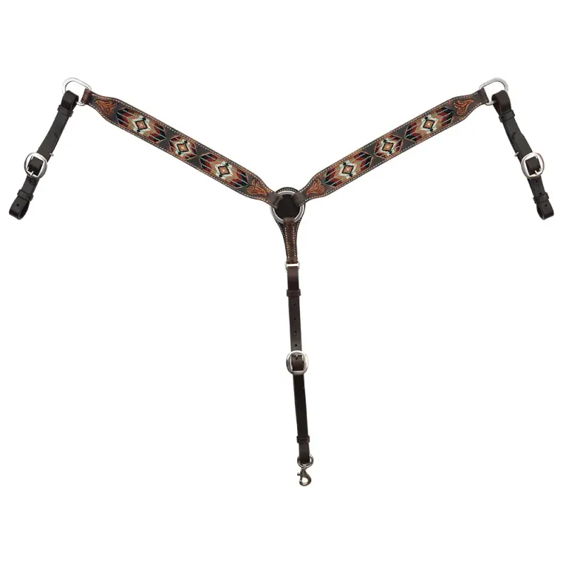IRCLE Y SOUTHWESTERN BEADED BREAST COLLAR
