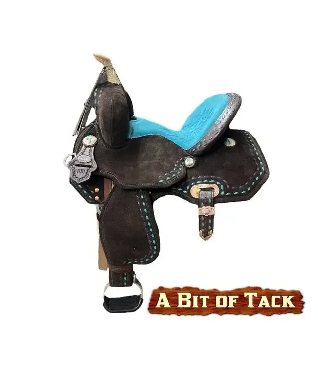 12&quot; Circle Y Josey-Mitchell Light Lightspeed Barrel Saddle  - Wide Fit