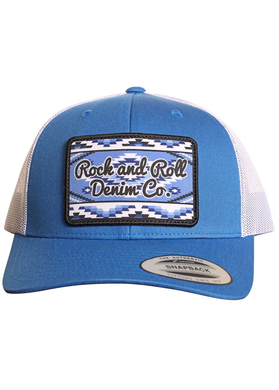 ROCK &amp; ROLL DENIM CO. BLUE TRUCKER CAP