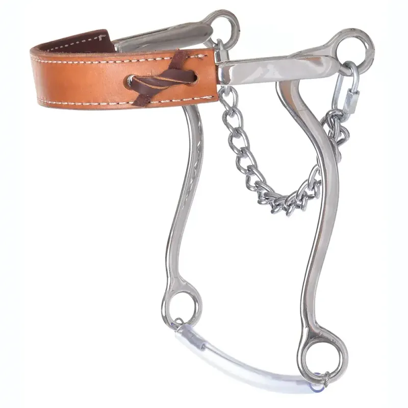REINSMAN PONY LEATHER NOSE MECHANICAL HACKAMORE