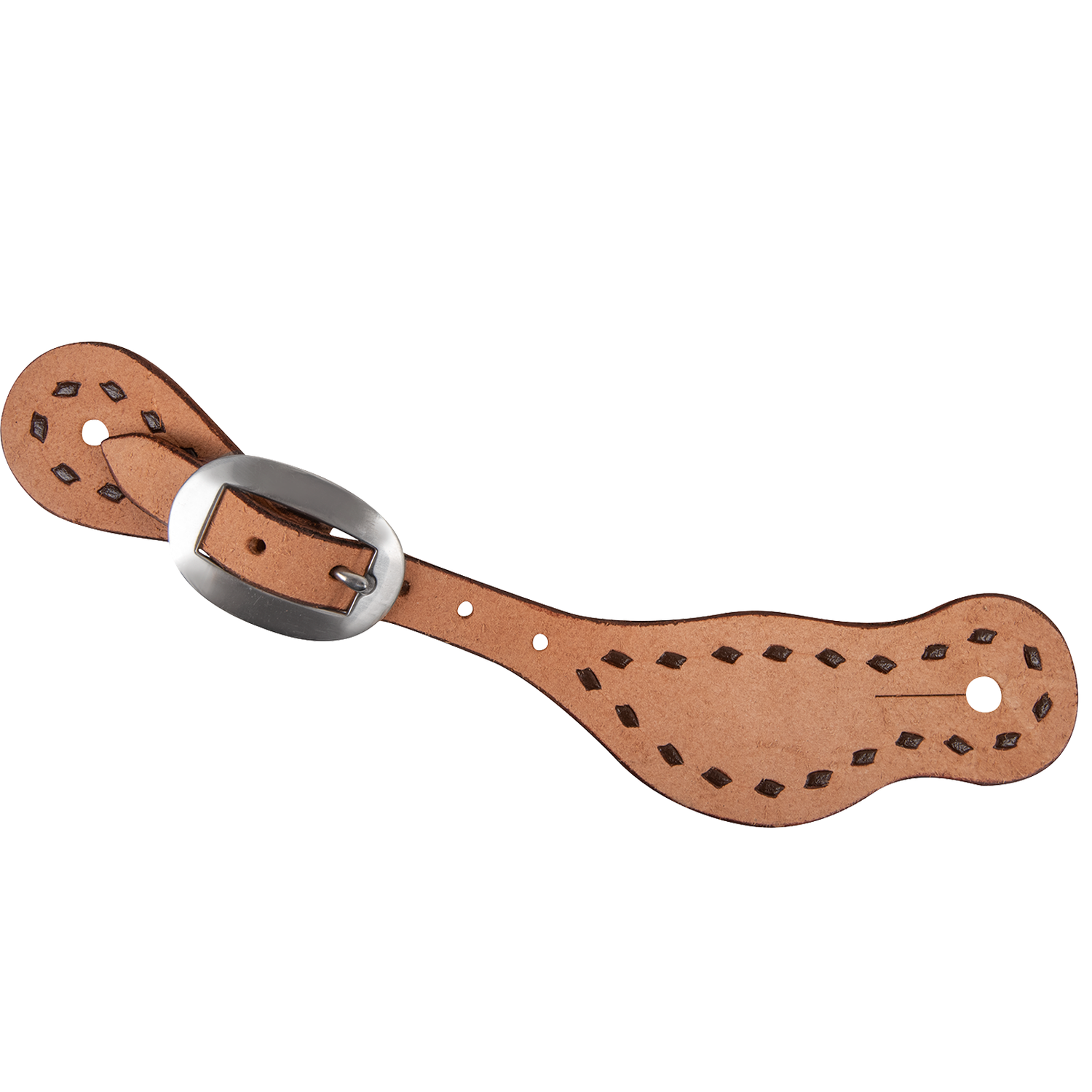 MARTIN SADDLERY RANCHER SPUR STRAPS WITH BUCKSTITCHING
