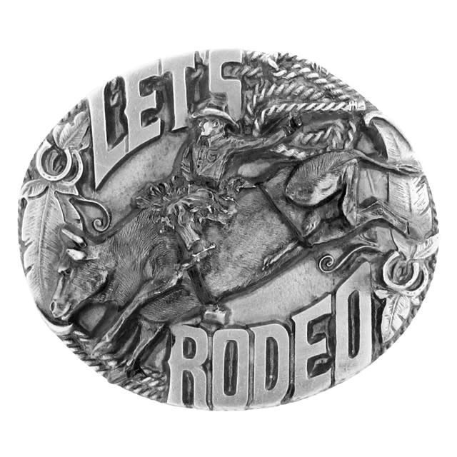 LET&#39;S RODEO BELT BUCKLE