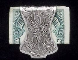 AUSTIN ACCENT MONEY CLIP- LARGE W/CURVE