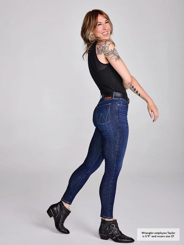 WRANGLER BESPOKE HIGH RISE SKINNY JEAN