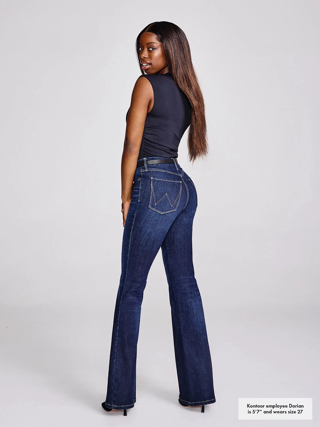 WRANGLER BESPOKE HIGH RISE FLARE JEAN