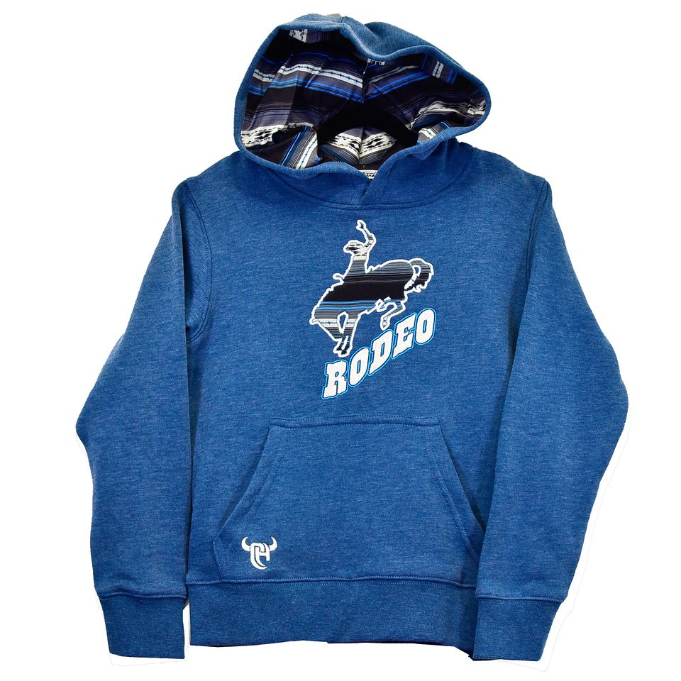 COWBOY HARDWARE RODEO BRONC FLEECE HOODY