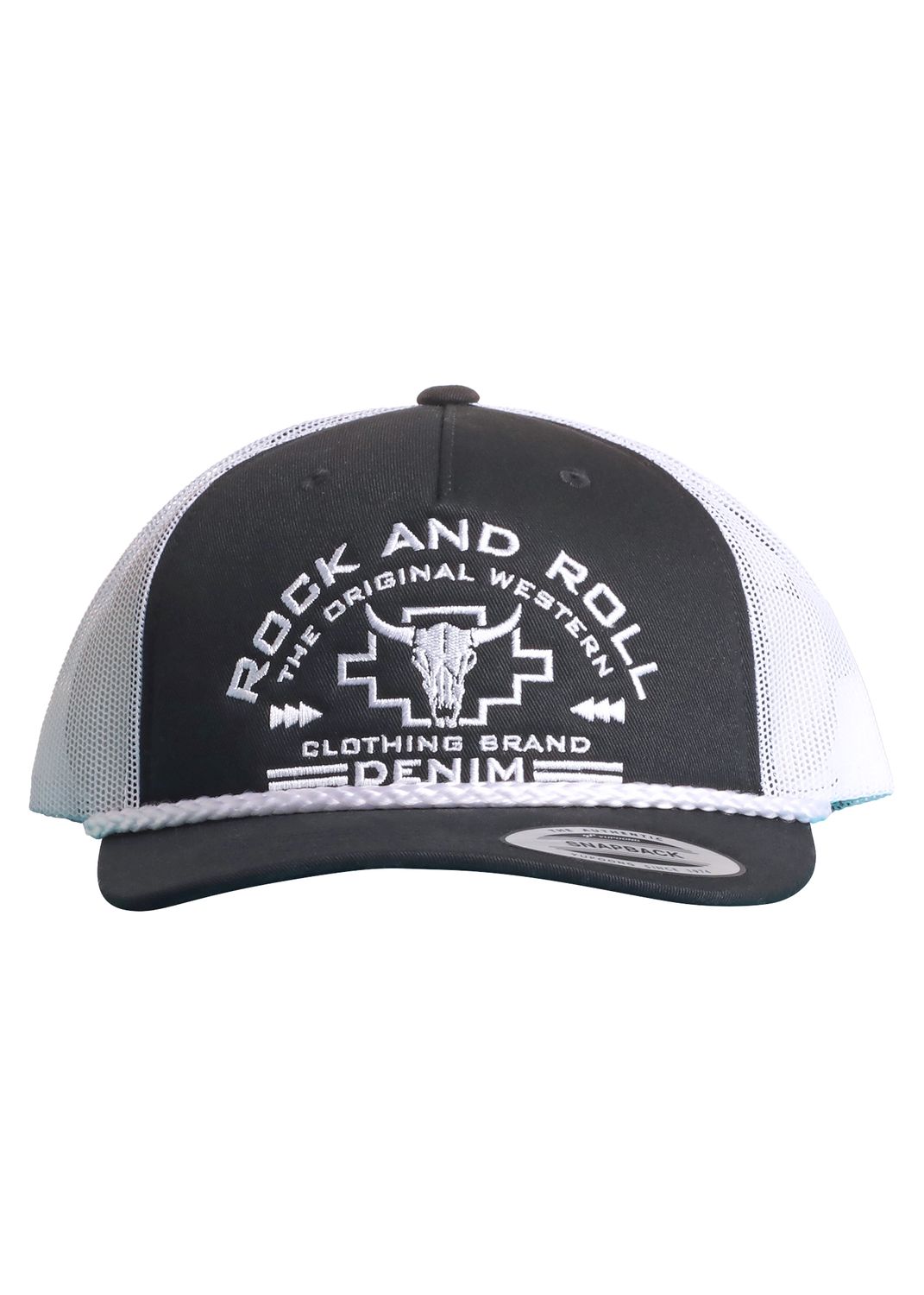 ROCK &amp; ROLL COW SKULL CAP
