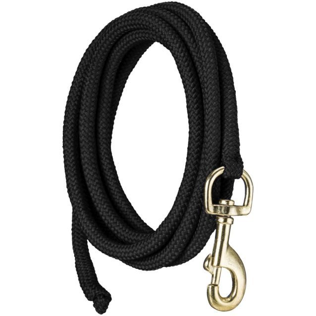 MINIATURE CORD LEAD WITH BRASS-PLATED BOLT SNAP