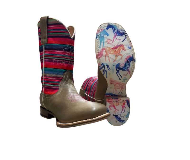 HAPPY SERAPE WESTERN BOOT