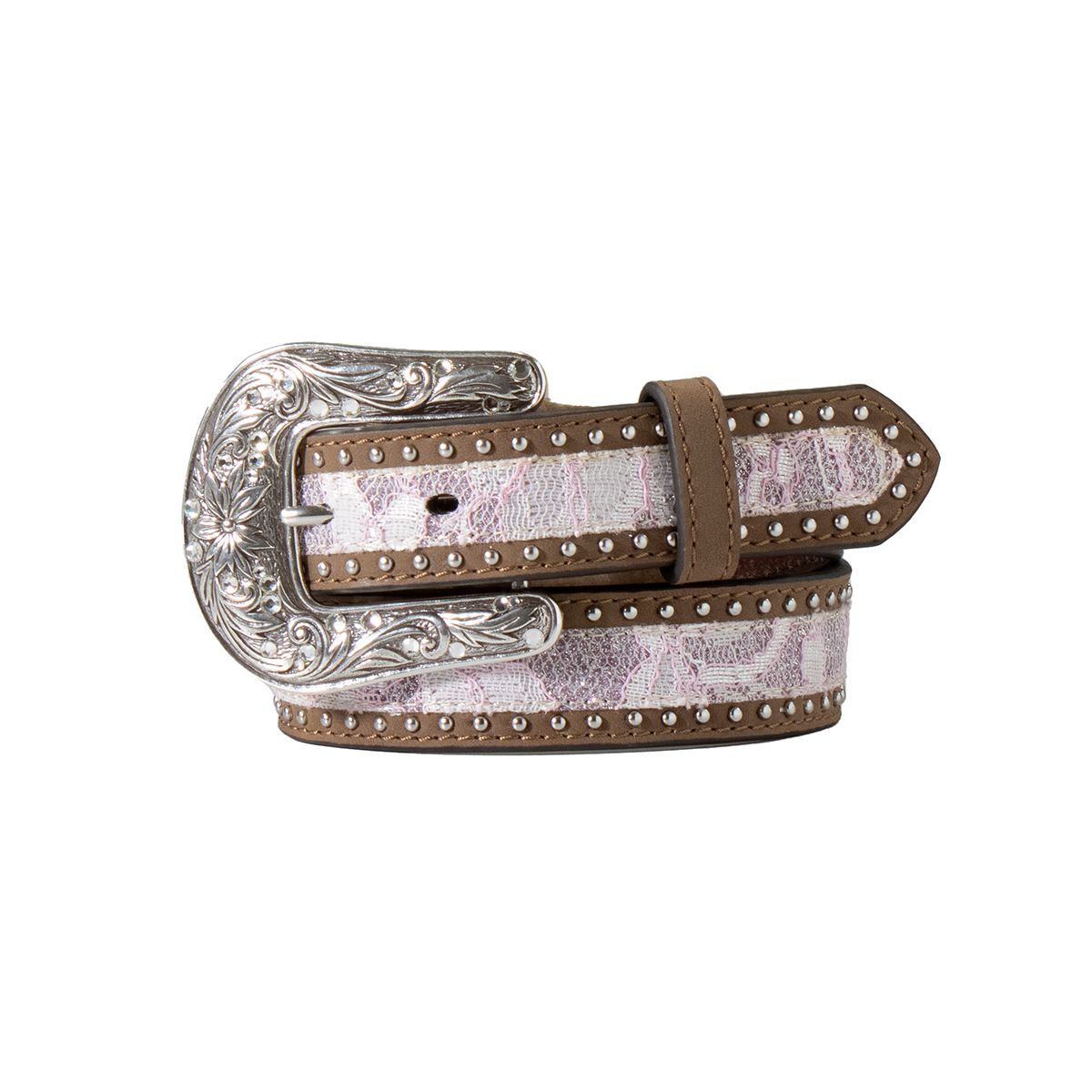 LACE GLITTER INLAY BELT