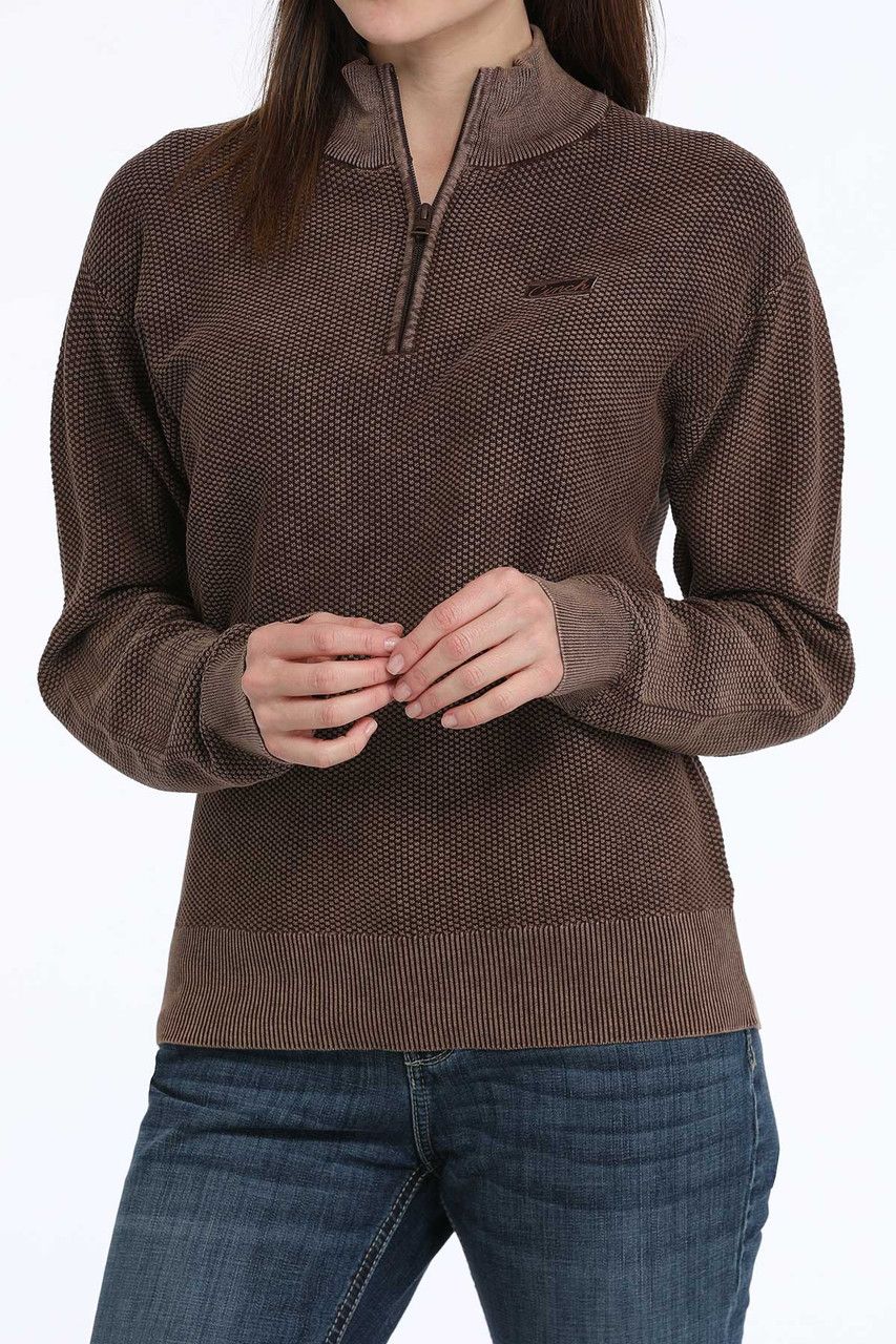 1/4 ZIP SWEATER