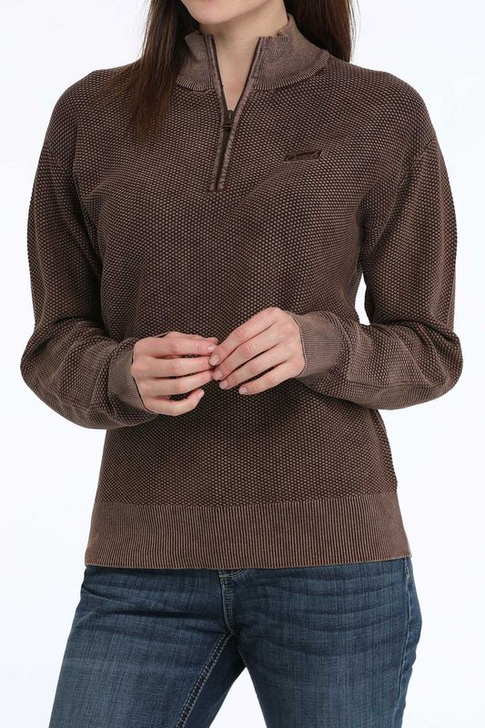 1/4 ZIP SWEATER