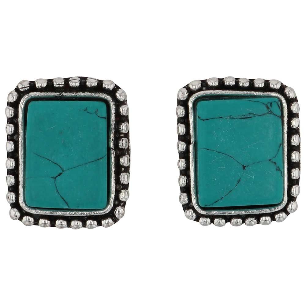 ATTITUDE JEWELRY TURQUOISE VISTA EARRINGS