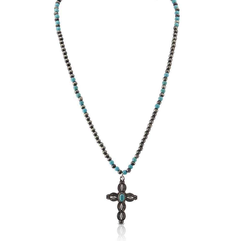 FAITHFUL MONTANA SILVERSMITHS EXPRESSION BEADED NECKLACE