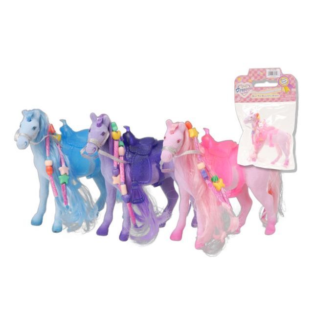 FLOCKED 6&quot; PONY