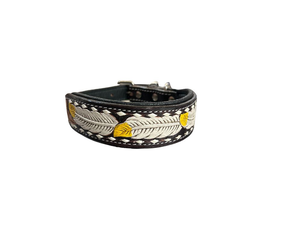 RESISTANCE LEATHER DOG COLLAR