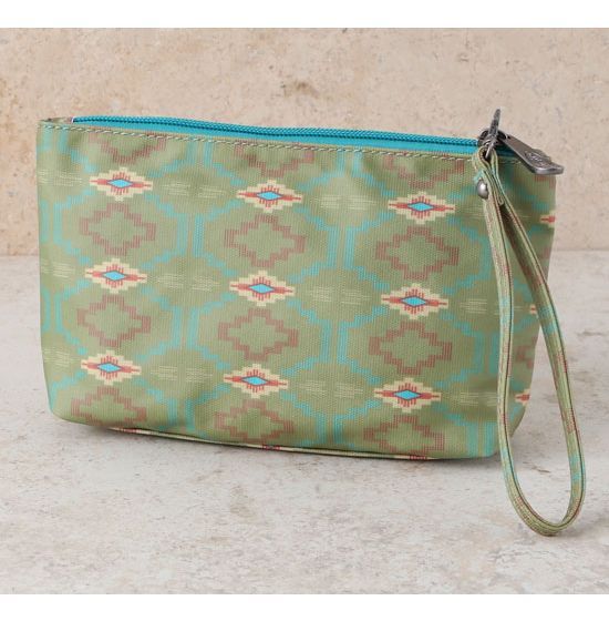 JUSTIN ESSENTIALS POUCH MOSS AZTEC