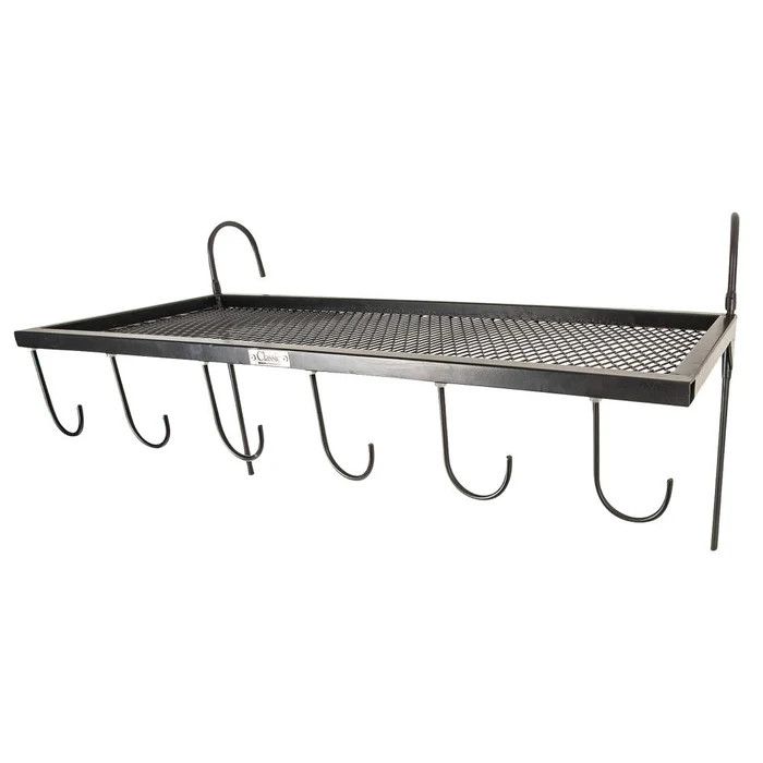 CLASSIC EQUINE ARENA SHELF WITH ROPE HOOKS