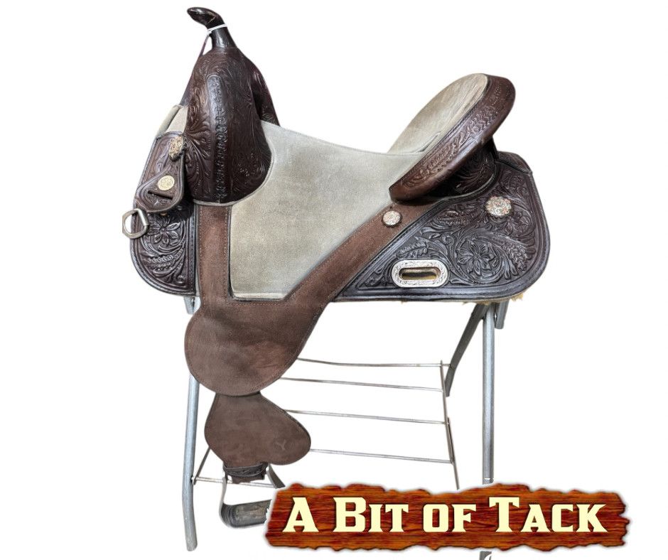 Used 14.5&quot; Tammy Fischer Treeless Barrel Saddle - Regular Fit