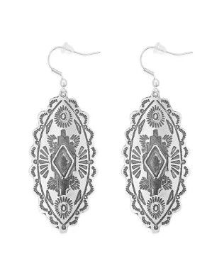 MYRA BAG HERITAGE SHIELD EARRINGS