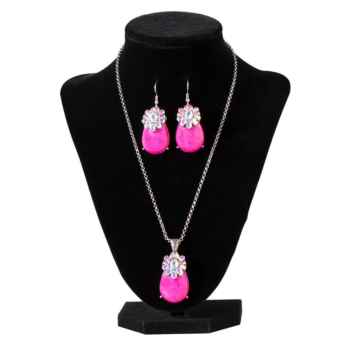 BLAZIN&#39; ROXX TEARDROP FLOWER JEWELRY SET