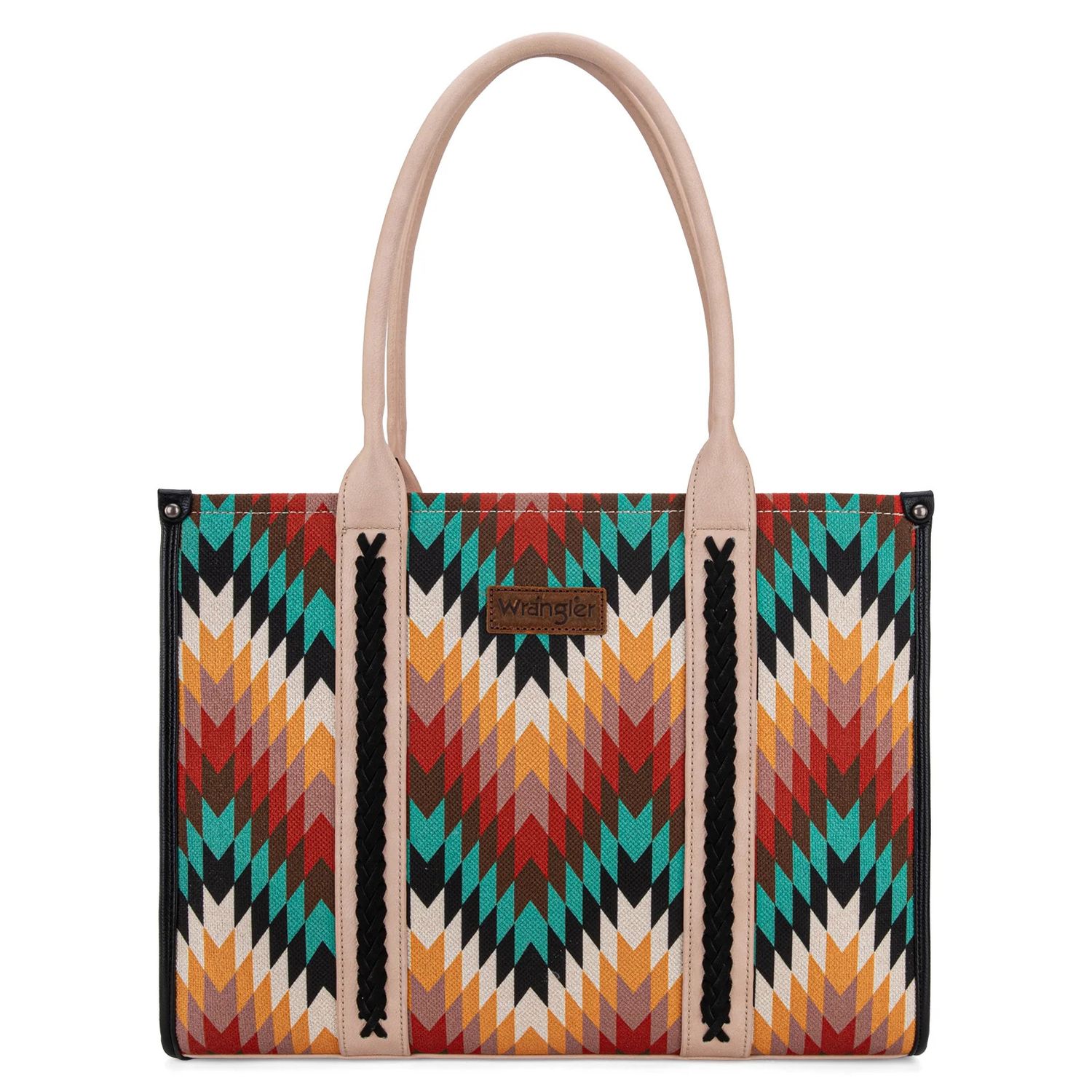 WRANGLER SOUTHWESTERN DUAL SIDED CONCEALED CARRY WIDE TOTE