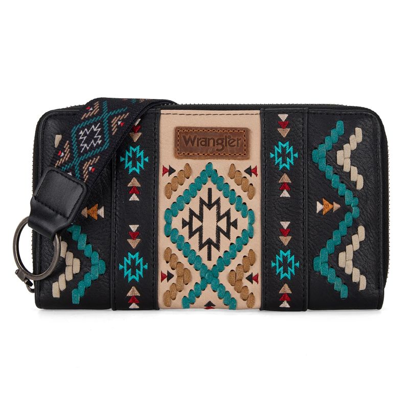 WRANGLER SOUTHWESTERN EMBROIDERED WALLET