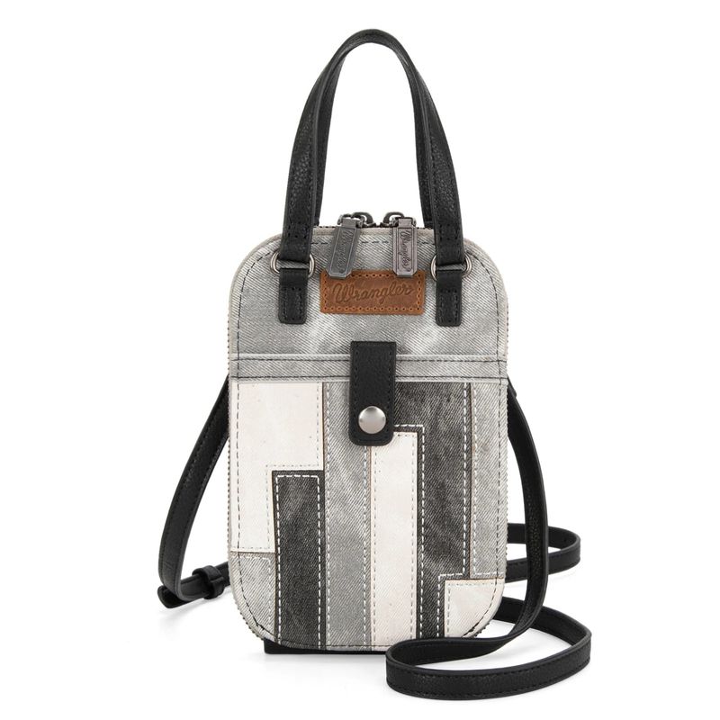 WRANGLER DENIM PATCHWORK MINI BAG/CROSSBODY