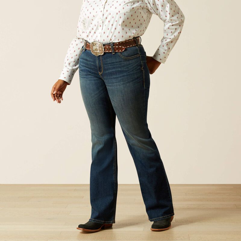 ARIAT MID RISE SONIA BOOT CUT JEAN
